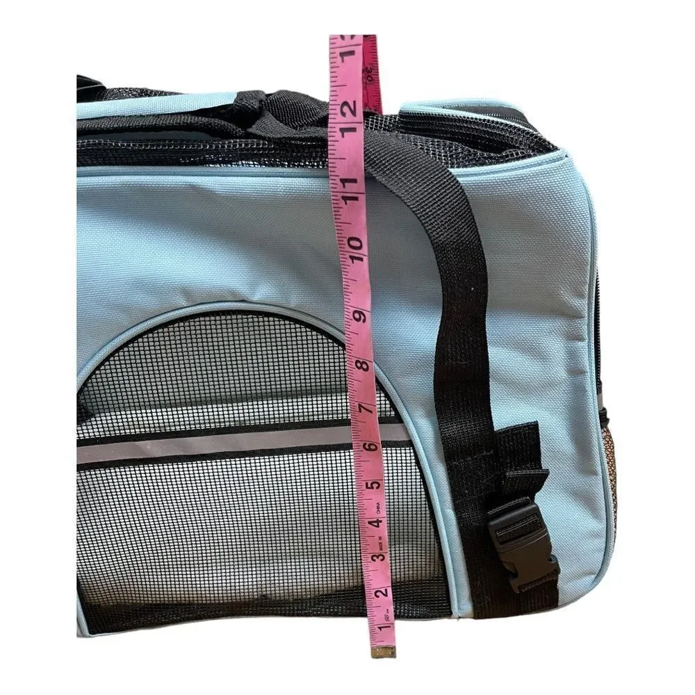 Paw & Pals Airline Approved Blue Pet Soft-Sided Carriers for Small Cats Dogs